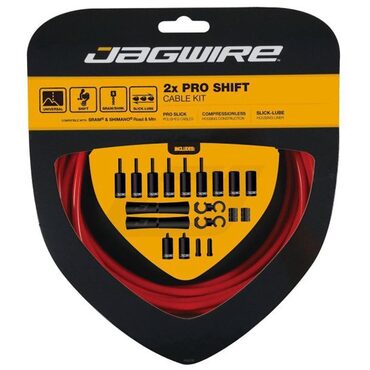 Kit câbles et gaines dérailleurs vélo route et VTT Jagwire Pro Shift Kit