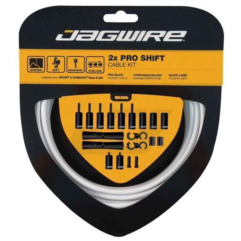Kit câbles et gaines dérailleurs vélo route et VTT Jagwire Pro Shift Kit