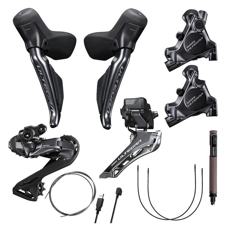 Groupe vélo route Shimano Ultegra Di2 R8100 12v Disc Groupe vélo route Shimano Ultegra Di2 R8100 12v Disc