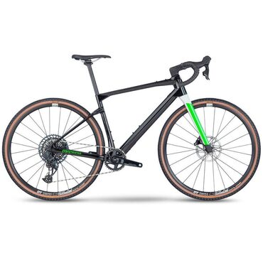 Vélo Gravel BMC UnReStricted URS 01 Four Sram Rival 12v Speckle Black Space Green 2023