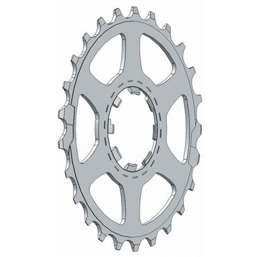 Pignon final Miche 23D 10v Shimano Sram