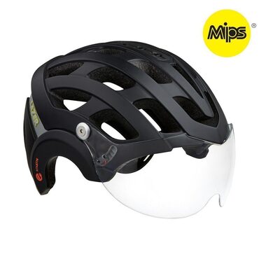 Casque vélo urbain E-bike Lazer Anverz NTA MIPS titane avec LED