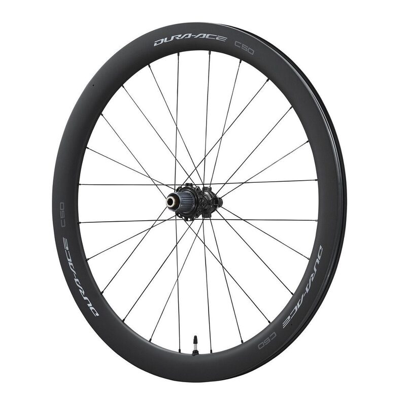 Roue vélo route arrière carbone Shimano WH-R9270-C50-TL-R Disc Tubeless Ready