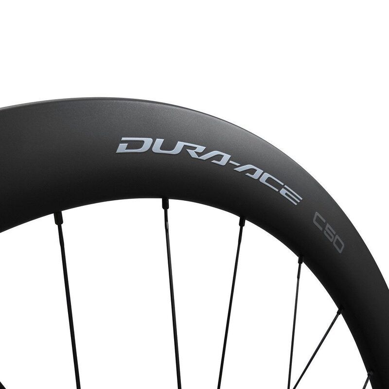 Roue vélo route arrière carbone Shimano WH-R9270-C50-TL-R Disc Tubeless Ready