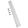 Kit 4 rayons Fulcrum Rapid Red 5 DB roue avant droit / arrière gauche - RR-018