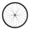 Roue avant vélo Gravel carbone Shimano WH-RX870-TL