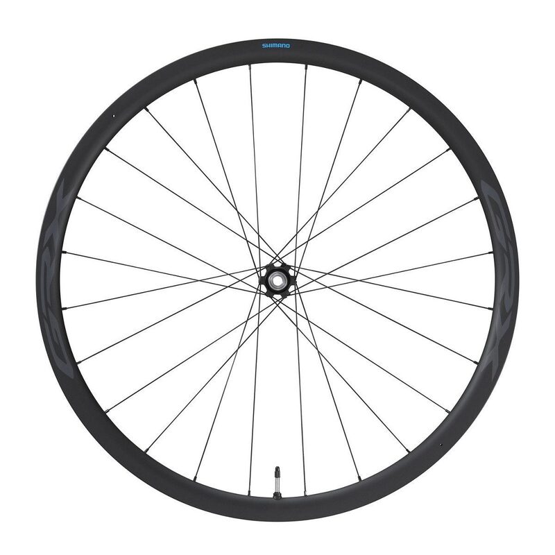 Roue avant vélo Gravel carbone Shimano WH-RX870-TL