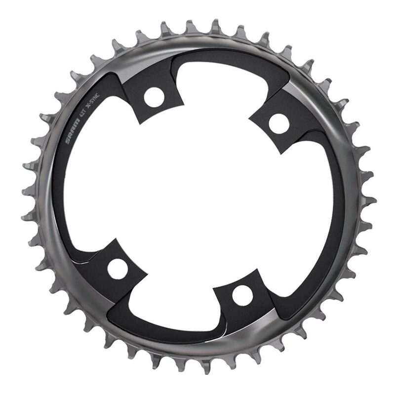Plateau vélo route SRAM X-SYNC 12v 46 dents gris foncé
