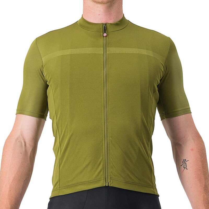 Acheter Maillot Castelli A Blocco Manche Courte Marron Vert