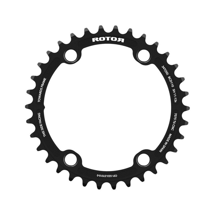 Plateau vélo route interne Rotor Shimano 12v entraxe 110x4