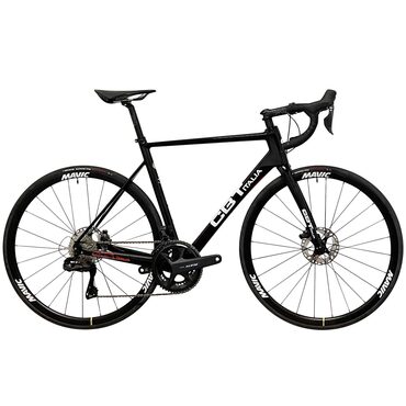 Vélo route CBT Italia Necer Plus Disc Shimano 105 Di2 12v Grafic Rosso 2023