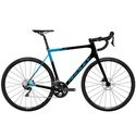 Vélo route Ridley Helium Disc Shimano Ultegra 11v Black Belgium Blue Sea Blue Metallic HED01Bs 2023