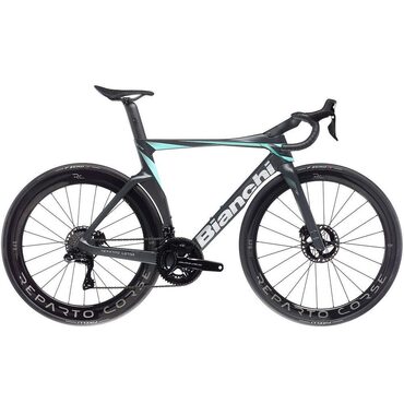 Vélo route Bianchi Oltre RC Disc Shimano Dura-Ace Di2 12v XR Graphite-Carbon/CK16-Alu Silver Full Matt 2023