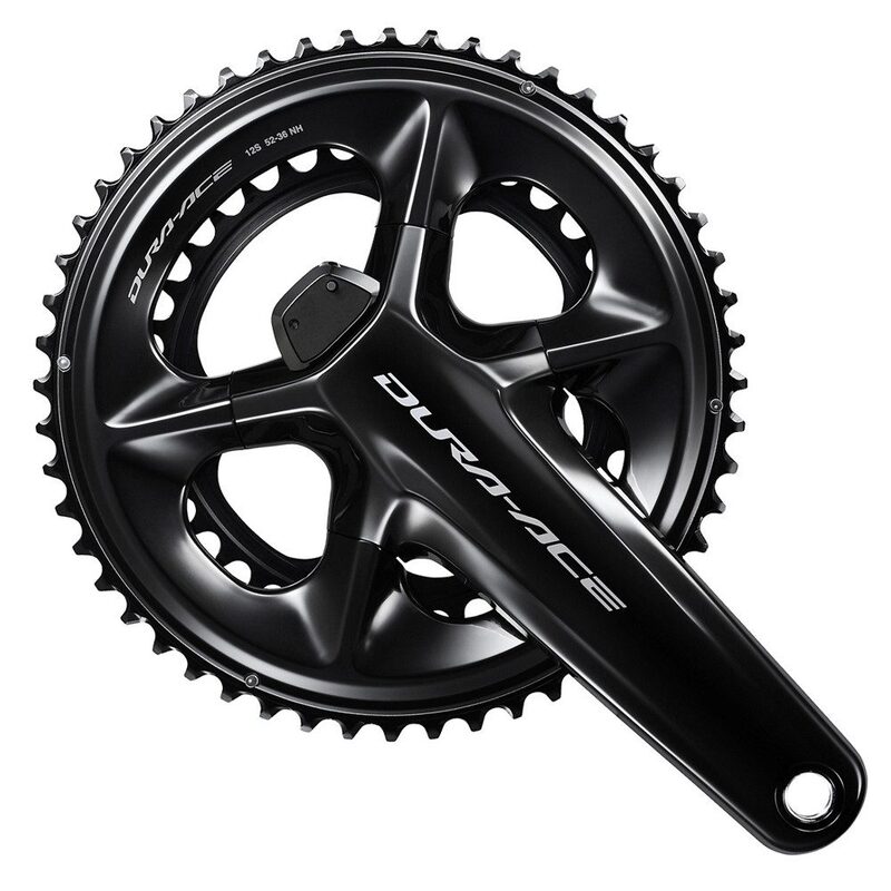 Pédalier vélo route Shimano Dura-Ace 12v FC-R9200-P avec capteur de puissance - Exposition