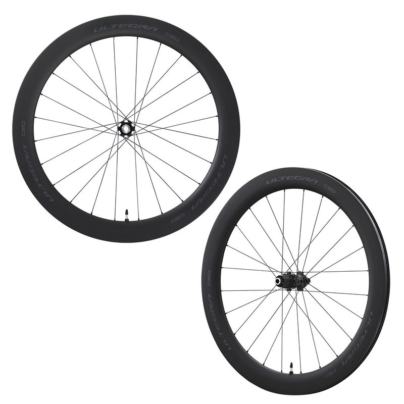 Roues vélo carbone Shimano Ultegra WH-R8170-C60 à disques