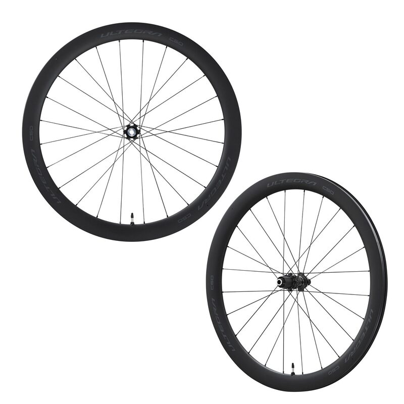 Roues vélo carbone Shimano Ultegra WH-R8170-C50 à disques