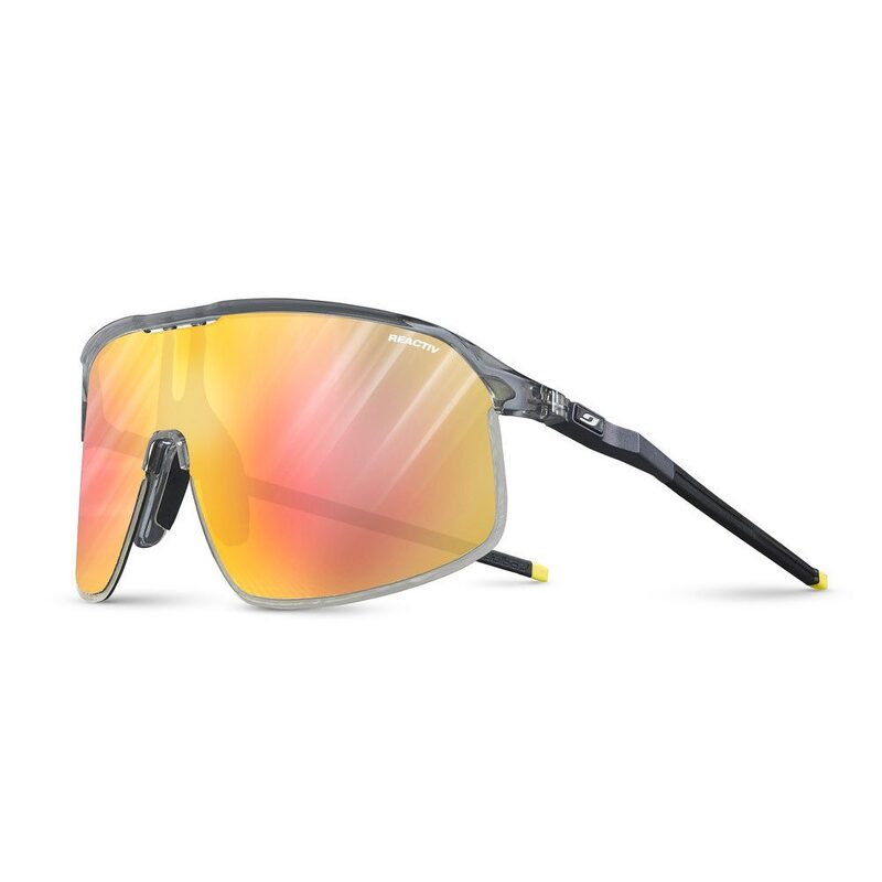 Lunettes vélo photochromiques Julbo Density Gris Translucide Bleu Violet Irisé Réactiv 1-3