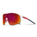 Julbo Density fietsbril wit oranje fluo blauw Spectron 3