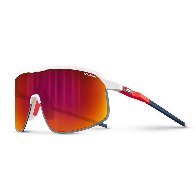 Lunettes vélo Julbo Density Blanc Orange Fluo Bleu Spectron 3