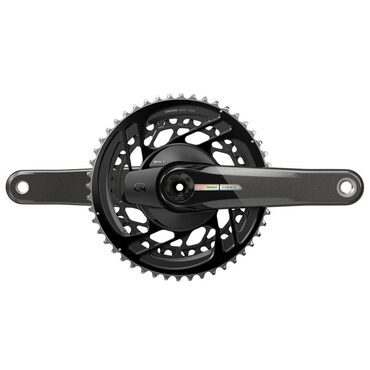 Pédalier vélo route capteur de puissance SRAM Force eTap AXS D2 Powermeter double plateau