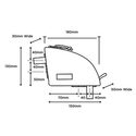 Sacoche de cadre bikepacking Restrap Rear Top Tube Bag 1L