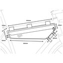 Sacoche de cadre bikepacking Restrap Race Frame Bag Large 4.2L Sacoche de cadre bikepacking Restrap Race Frame Bag Large 4.2L