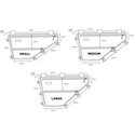 Sacoche de cadre bikepacking Restrap Full Frame Bag Small 6L Sacoche de cadre bikepacking Restrap Full Frame Bag Small 6L