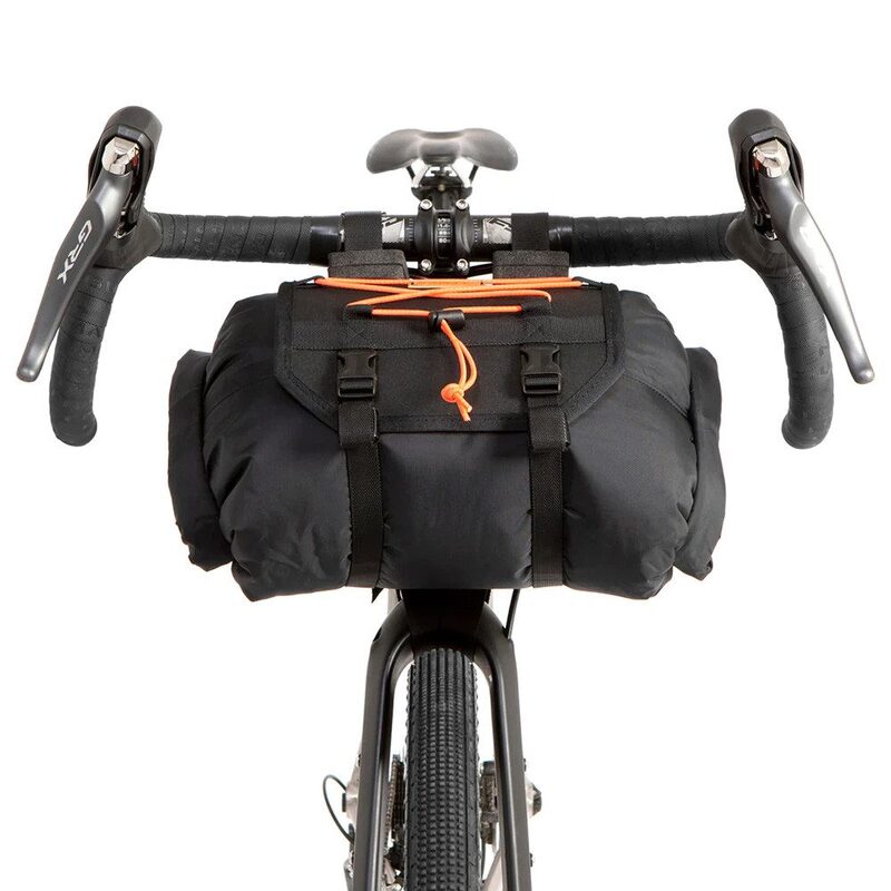 Sacoche de cintre bikepacking Restrap Bar Bag Black/Orange 14L