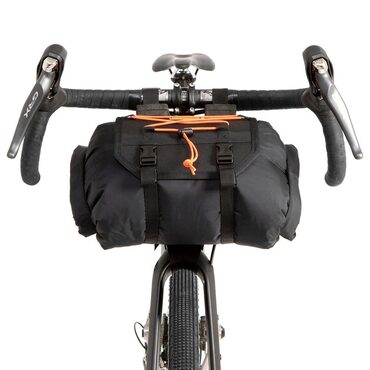 Sacoche de cintre bikepacking Restrap Bar Bag Black/Orange 14L
