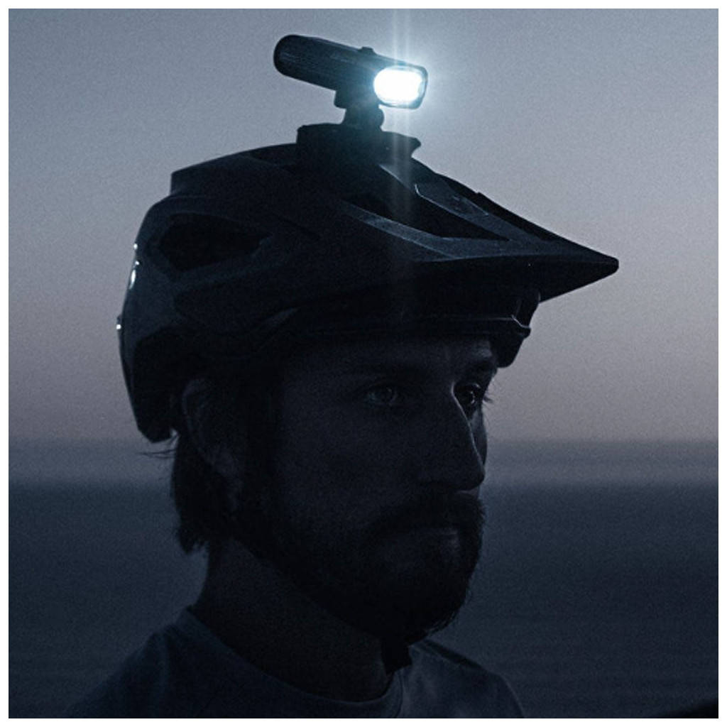 LEZYNE Lite Drive 1000XL Feu Avant LED Blanc Rechargeable par USB étanche IPX7 avec Plusieurs Modes Solide et Flash | Sangle de Montage en Caoutchouc Incluse, Bleu Brillant, 1000 lumens/Micro USB