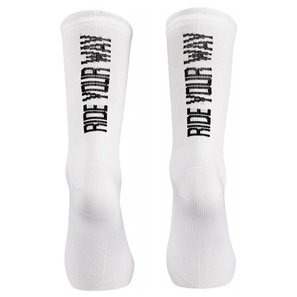 Chaussettes vélo Northwave Ride Your Way Sock 2026 Blanc hauteur 18cm
