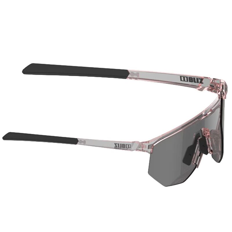 Lunettes vélo Bliz Hero Small Transparent Pink Frame Smoke Lens