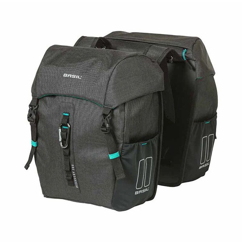 Basil Discovery 365D Double Bag 18L dubbele fietstas