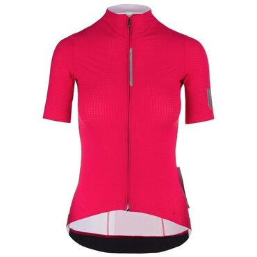 Maillot vélo manches courtes femme Q36.5 Pinstripe PRO Rubino