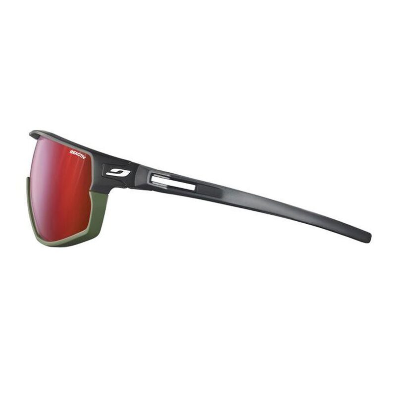 Lunettes vélo photochromiques Julbo Rush Noir Army Réactiv 0-3