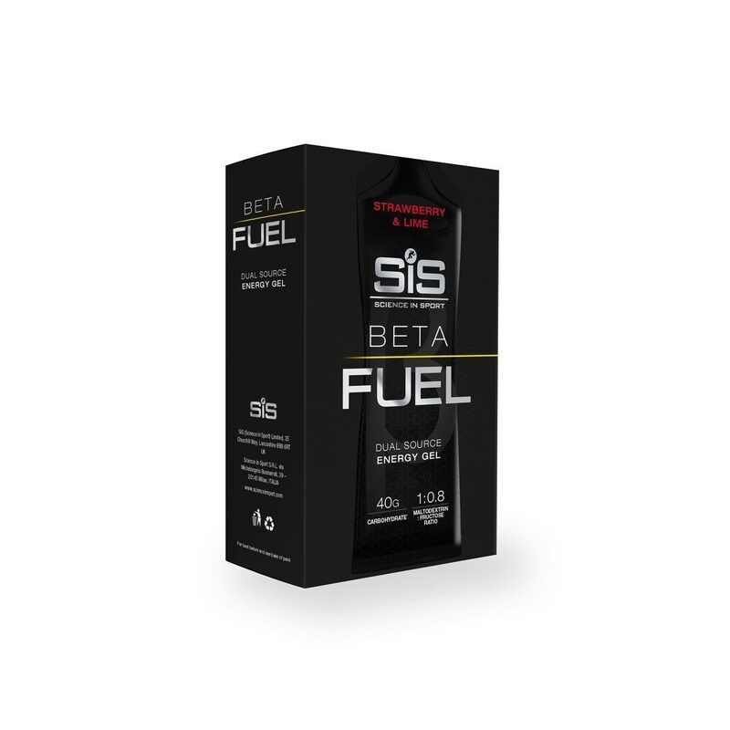 Boite de 6 gels SiS Beta Fuel fraise-citron vert 60ml