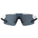 Lunettes vélo AZR Kromic Road RX Blanc Verni Ecran Irise Bleu Photochromique Lunettes vélo AZR Kromic Road RX Blanc Verni Ecran Irise Bleu Photochromique