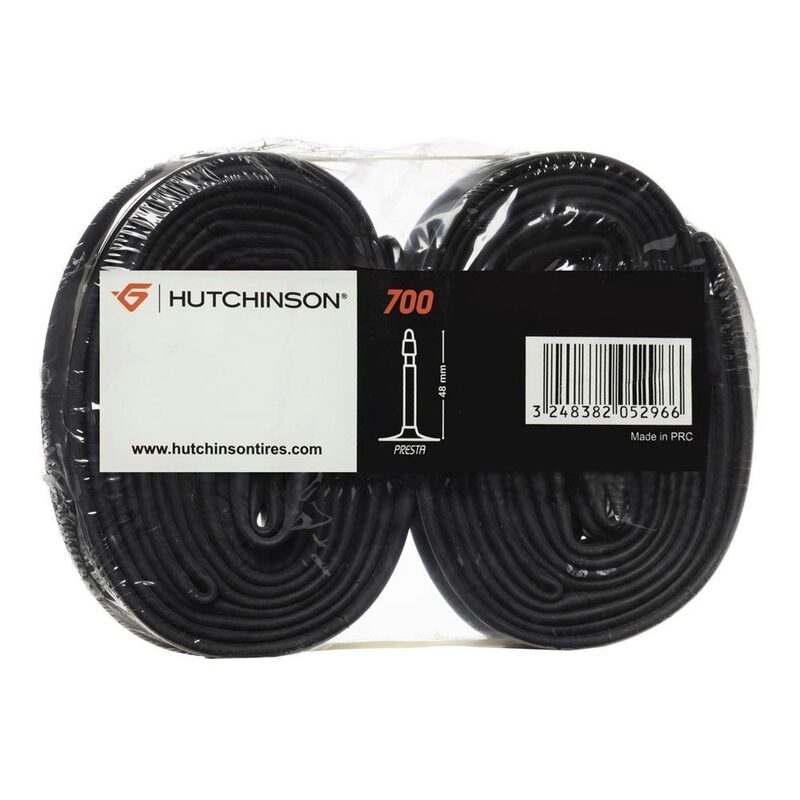 Lot de 2 chambres à air vélo route 700x20-25mm Hutchinson CV657191 Lot de 2 chambres à air vélo route 700x20-25mm Hutchinson CV657191
