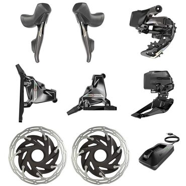 Partie électrique groupe Sram Force eTap AXS D2 double plateau