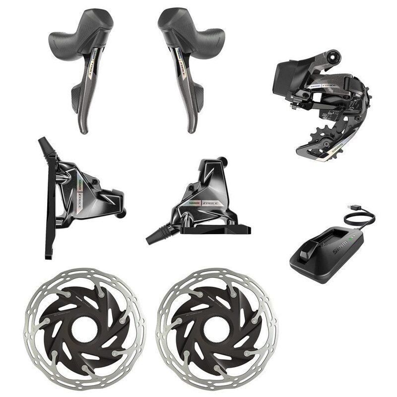 Elektrisch onderdeel SRAM Force eTap AXS D2 enkel plateau