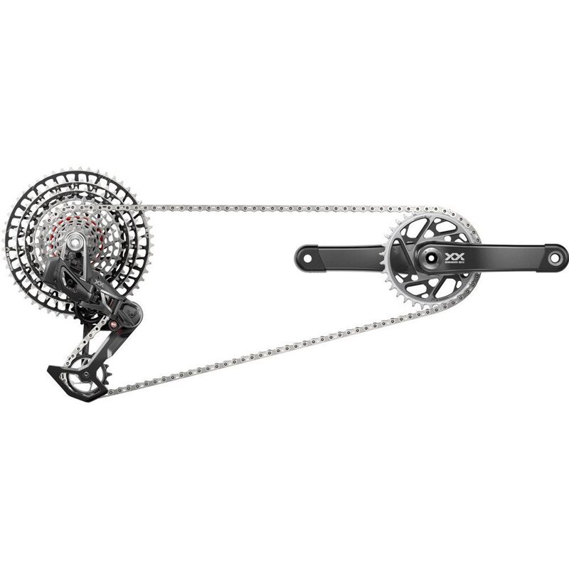 Groupe VTT Sram XX SL AXS Eagle DUB Wide mono-plateau 12V sans freins à disque