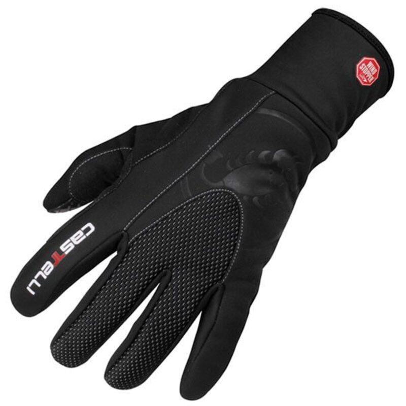 Gants vélo hiver Castelli Estremo Coupe-vent, doublure en polaire