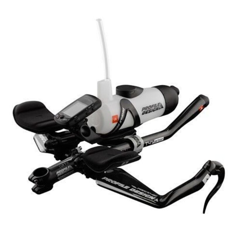 Support Profile Design Aero Drink Bracket - Porte-bidon Aérodynamique Pour Prolongateur De Guidon - Noir, 31g