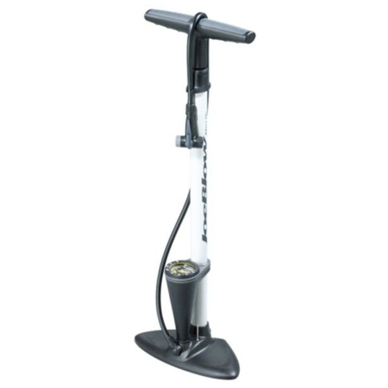 Pompe à Pied Topeak Joe Blow Max HP - 11 Bars/160 PSI, Corps Acier, Tête TwinHead, Valve Presta/Schrader/Dunlop, Extensible
