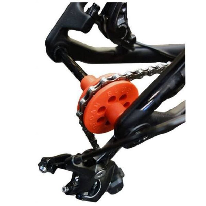 Garde-chaîne Pour Vélo à Axe Traversant 12 Mm – Protège Cadre Et Chaîne – Noir Et Léger (50 G)