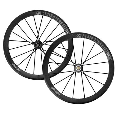 Paire De Roues Vélo Piste Fixie Carbone 700C – Profondeur 30/40/50 Mm – Pour Piste, Fixie Ou Single Speed