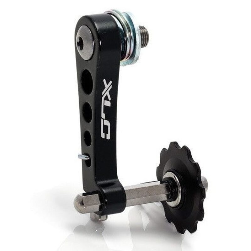 Staffa Protezione Deragliatore XLC CR-A25 | HI-TEN 159mm, Colore Nero, Universale Per Bici, Ideale Per Evitare Danni Al Cambio