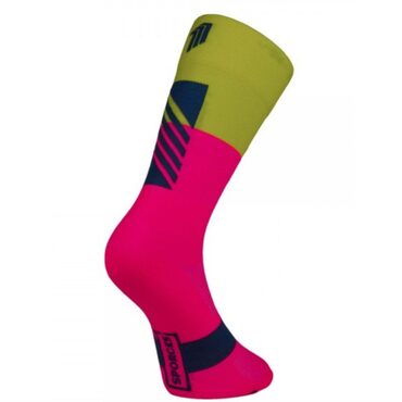 Chaussettes vélo/triathlon Sporcks Madonna Pink