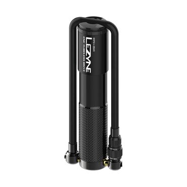 Pompe à Vélo à Pied Lezyne - Alliage D'Aluminium - Noir - Haute Pression - Pour Chambre à Air Ou Tubeless - Neuf