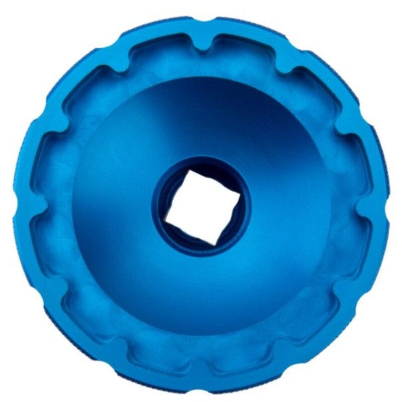 Outil De Pédalier Park Tool BBT-59.3 - Pour Shimano Ultegra BBR60 Et Deore XT MT-800 - 16 Encoches, 3/8" - Anodisé Argent